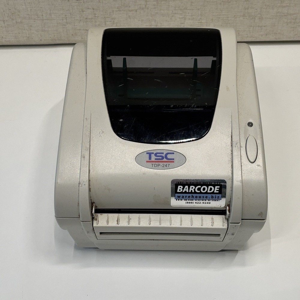 TSC TDP-247 Thermal Barcode Label Printer Untested Parts Fast Shipping