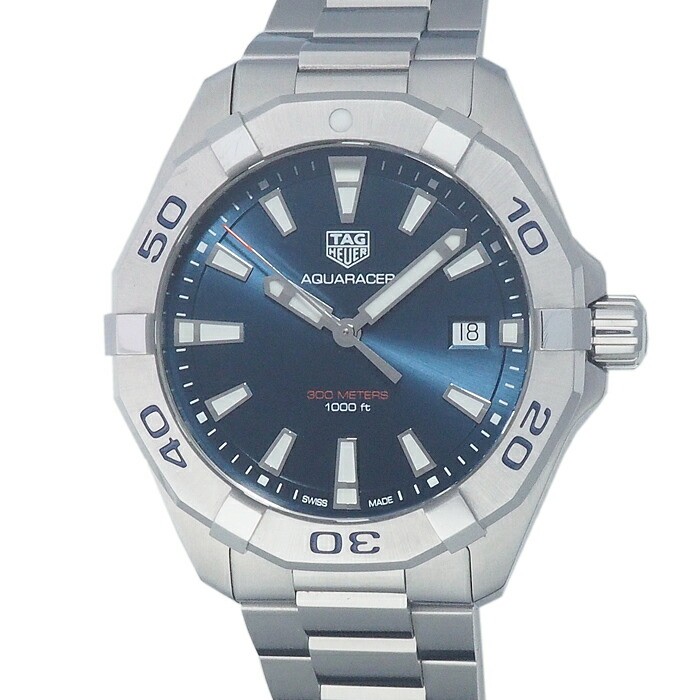 Tag Heuer Aqua Racer WBD1112 Blue Dial Stainless Steel Mens Watch