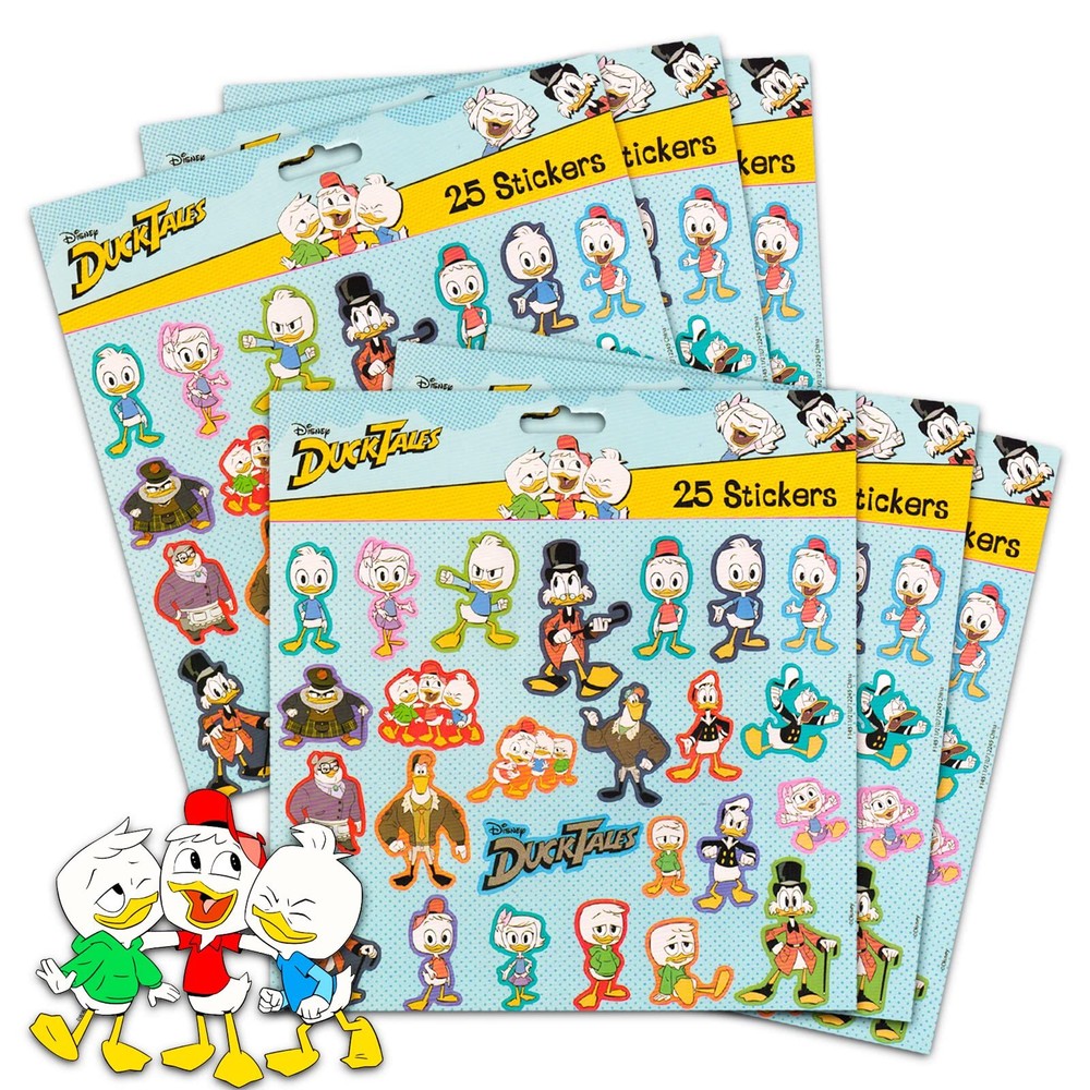 Ducktales Stickers Party Pack - 150 Fun Kids Stickers Featuring Donald Duck & Friends