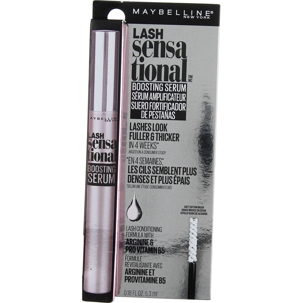 Maybelline Lash Sensational Boosting Serum 0.18 fl oz for Longer Lashes