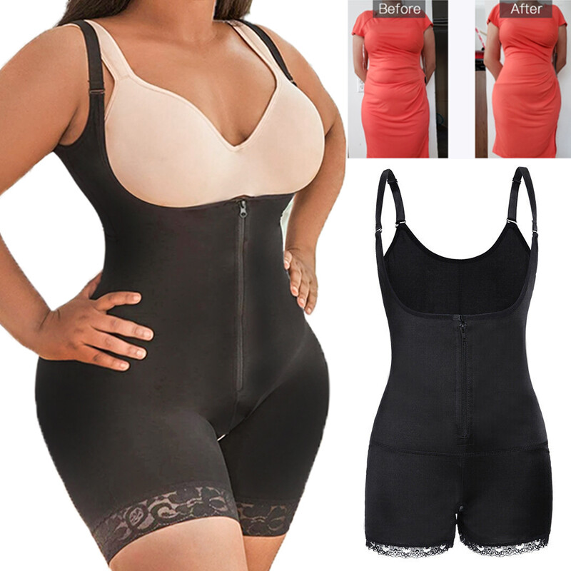 Latex Post-Surgery Fajas Reductoras Body Shaper for Women Shapewear Bodysuit