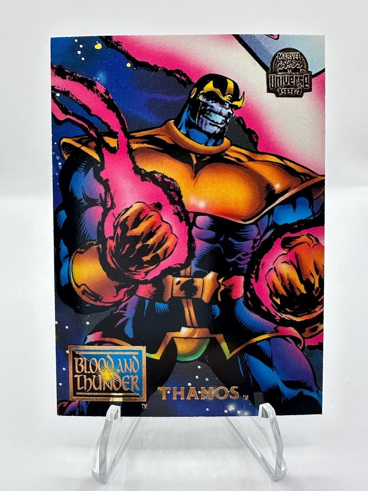 1994 FLEER MARVEL UNIVERSE SERIES 5 - BLOOD AND THUNDER - #61 THANOS