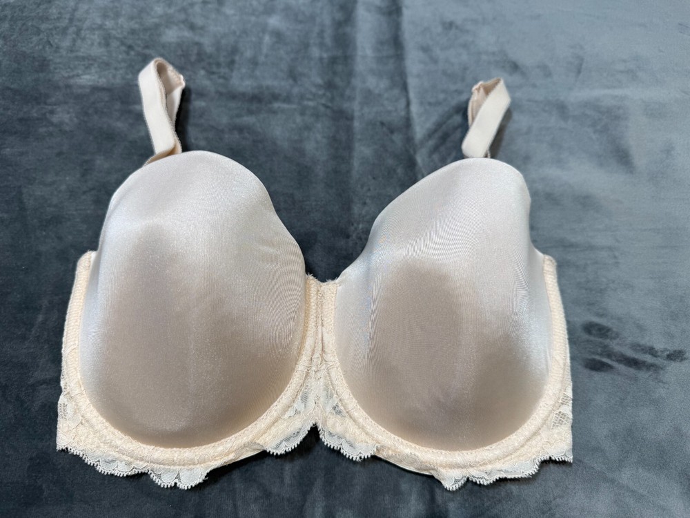 NEXT Phoebe Bra Underwired Padded Lace Detail Bra Size 32E Light Pink