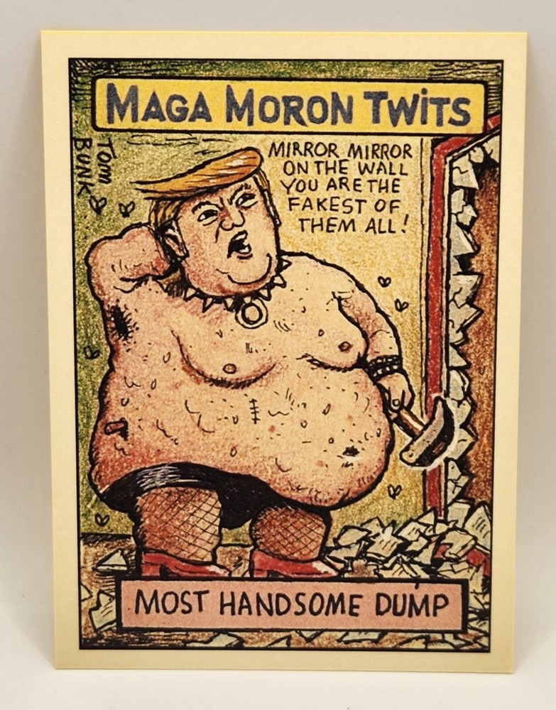2024 Series 2 MAGA Donald Trump Signed Card by Tom Bunk