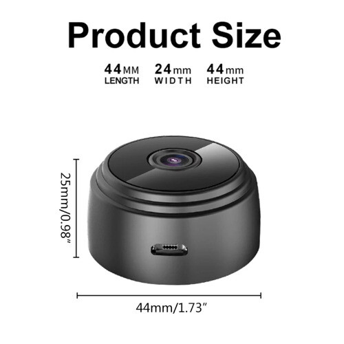 A9 Mini Camera 1080P Wireless WiFi Smart Home Surveillance IP Camera Indoor 24BB