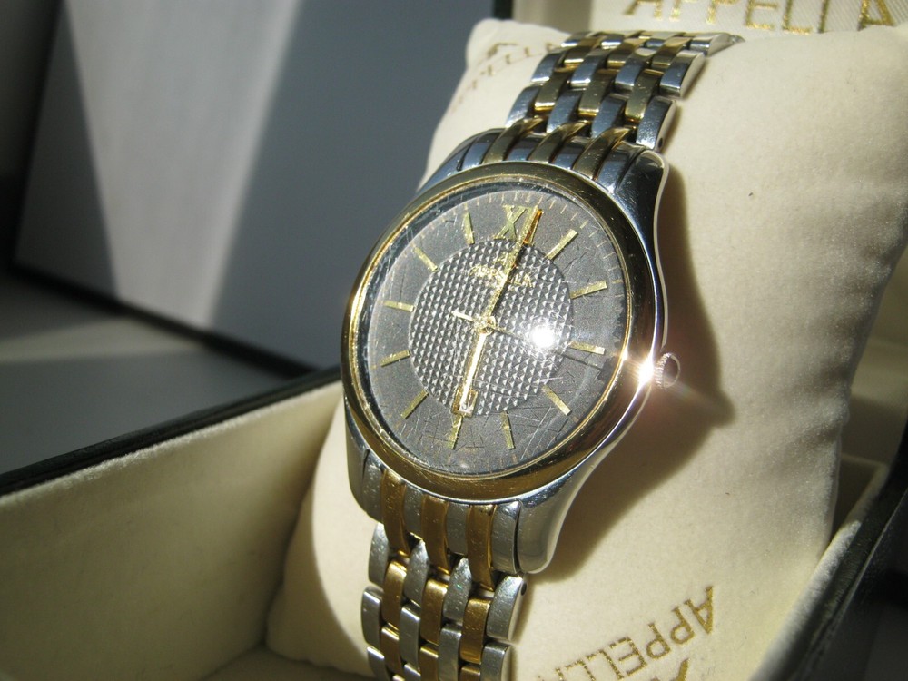 swiss mens watch Apella quartz
