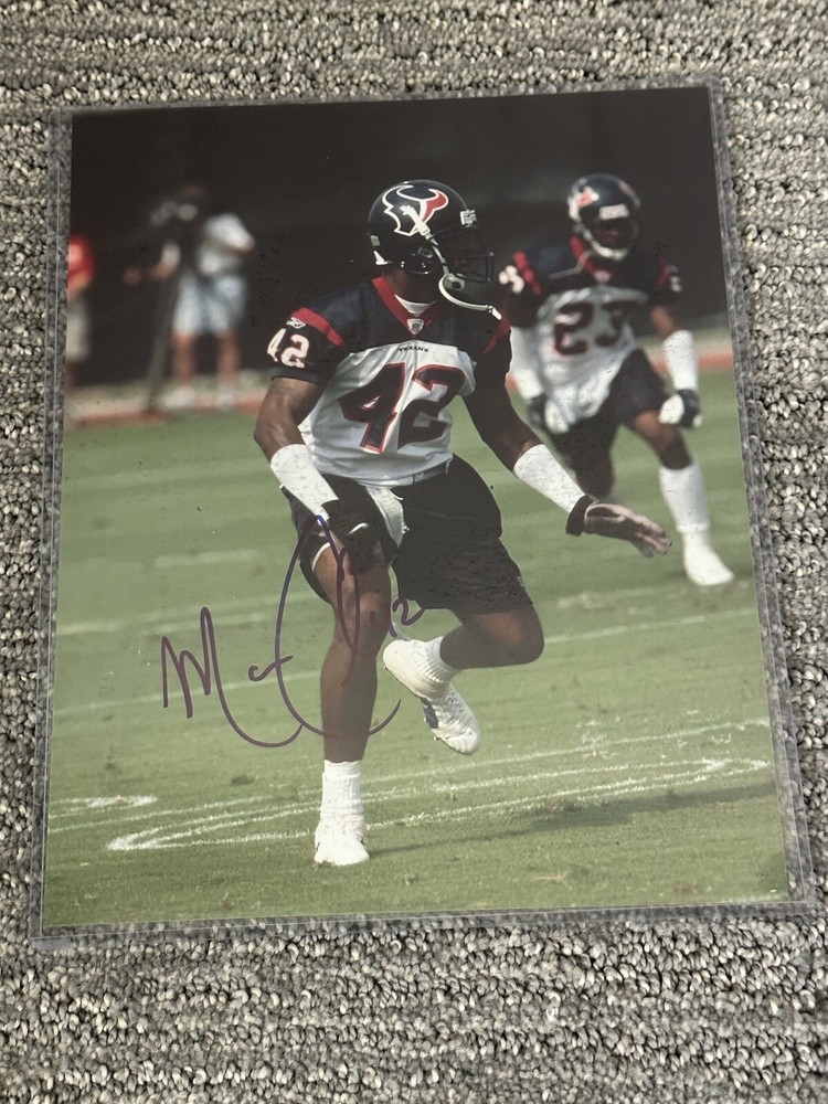 Marcus Coleman Signed 8x10 Photo Houston Texans New York Jets