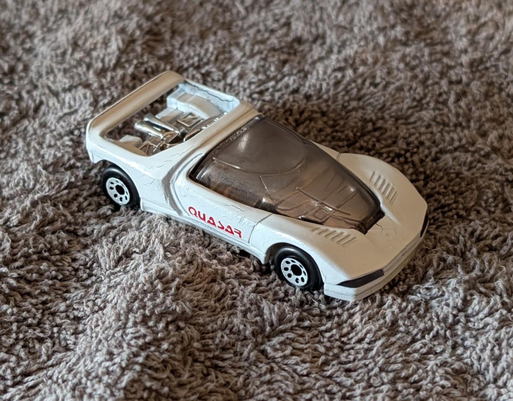 Vintage Matchbox Loose Car 1986 Peugeot Quasar White Macau C118