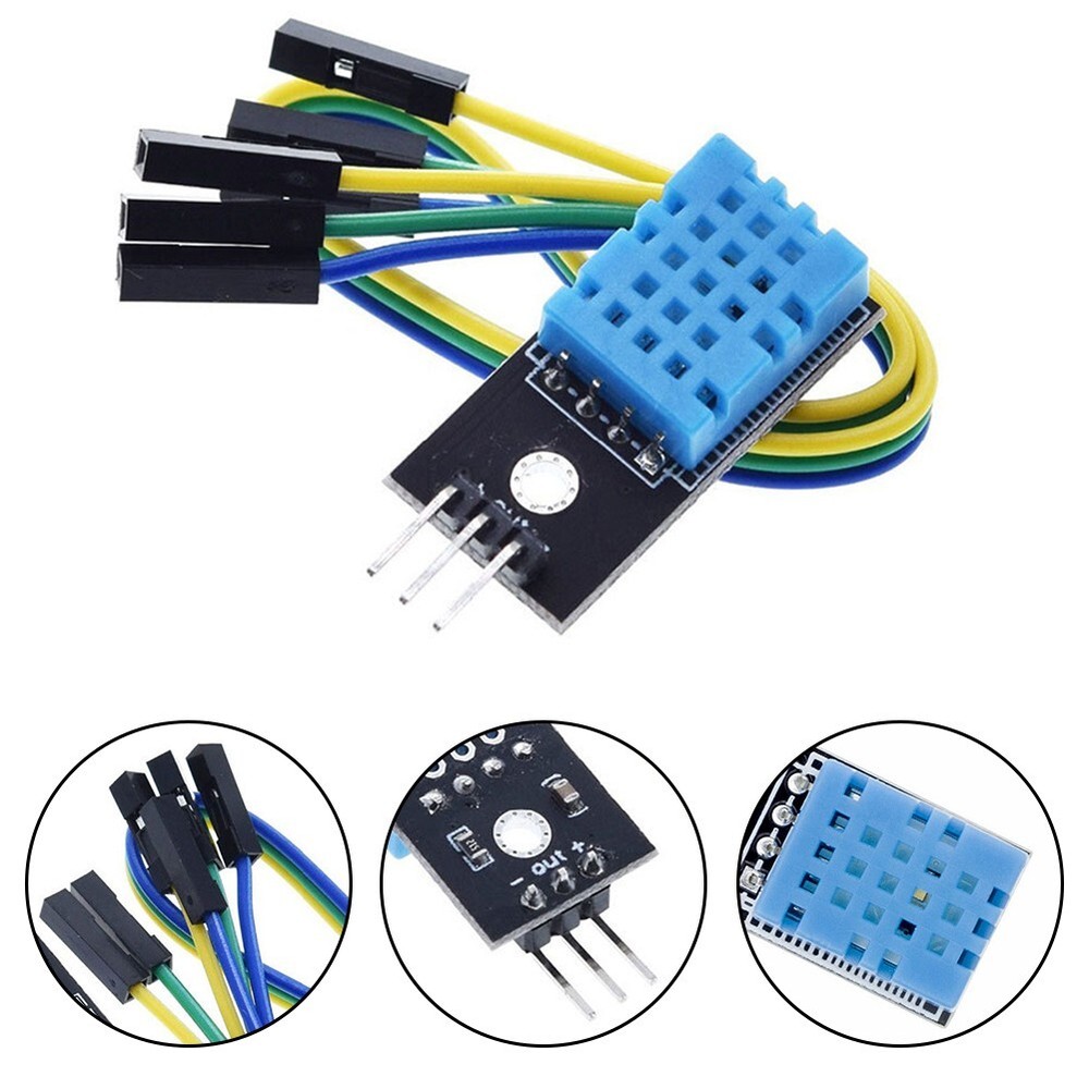 5 Temperature Sensors Including Cable for Precise Environmental Control