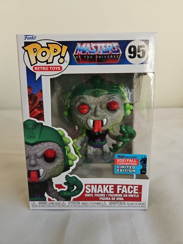 Funko Pop! Retro Toys Snake Face #95 2021 NYCC Official Convention Sticker New