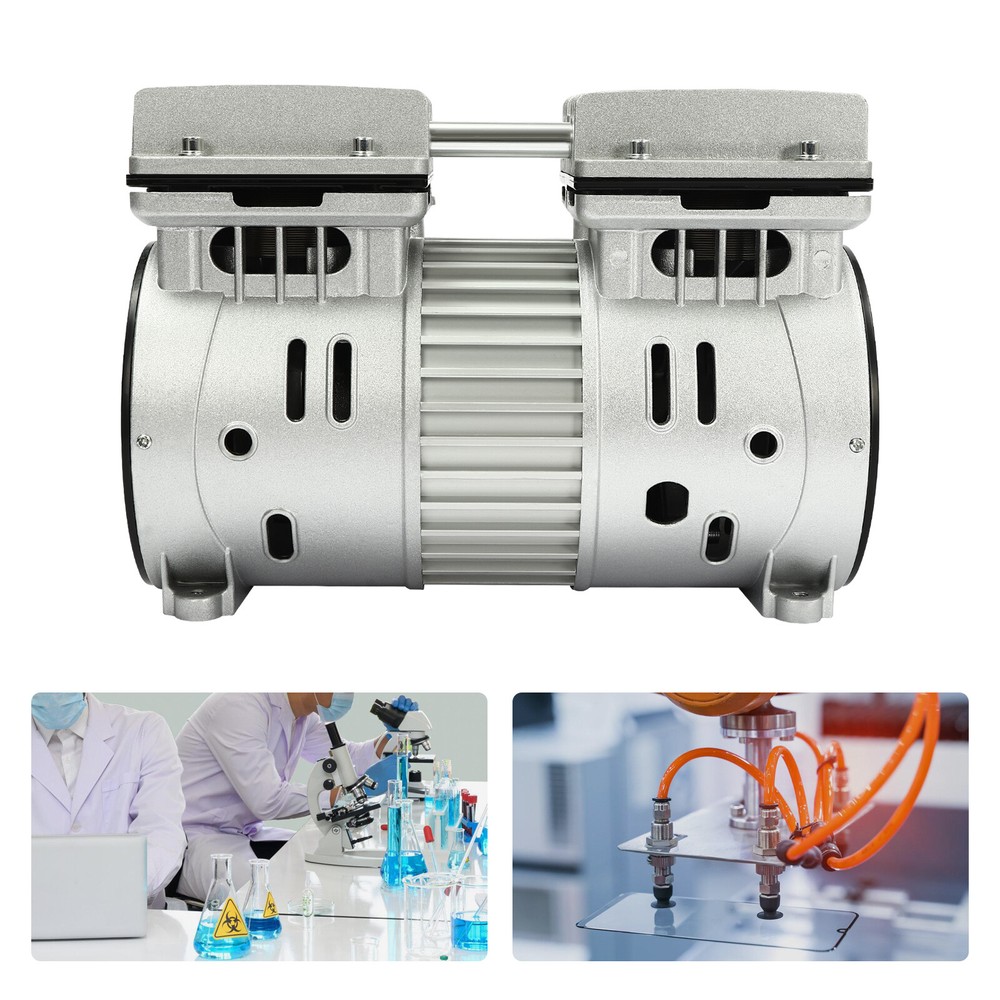 550W Mute Oilless Air Pump Compressor 125L/min 4.5CFM Vacuum Pump Head