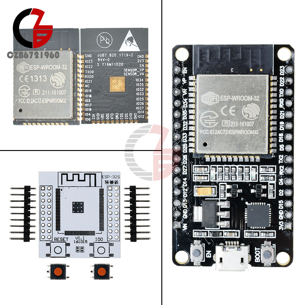 ESP-WROOM-32 ESP32 ESP32S IOT WiFi WLAN BLE Bluetooth Module Adapter Board-image