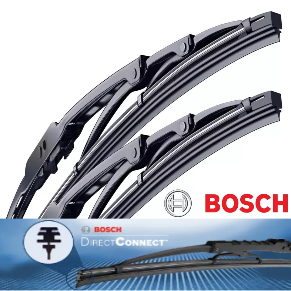 40522 + 40521  Bosch Windshield Wiper Blades Set of 2 for Chevy Framed Jeep Pair