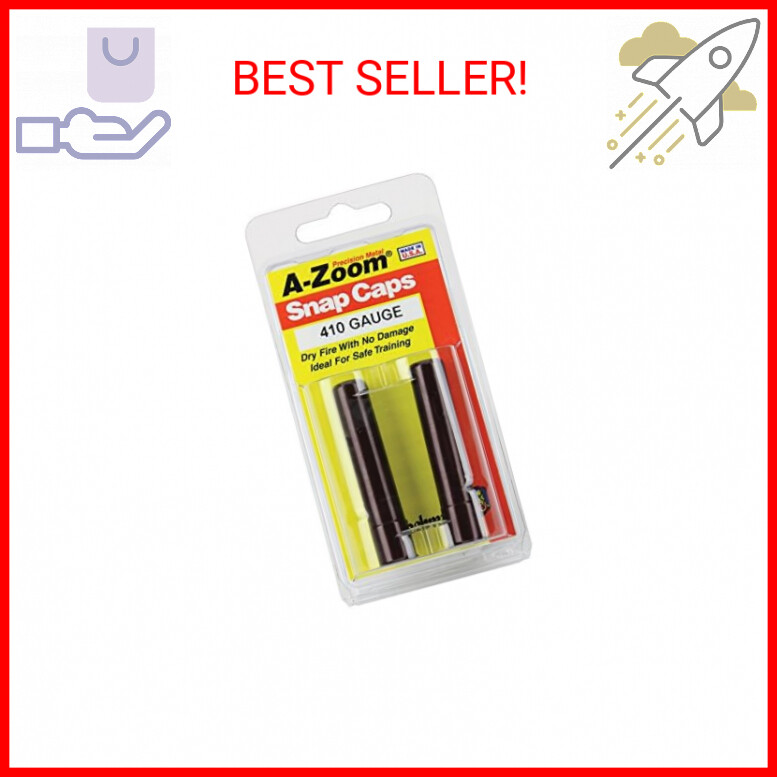 A-Zoom Shotgun Metal Snap Caps 410 Gauge, Per 2, Red