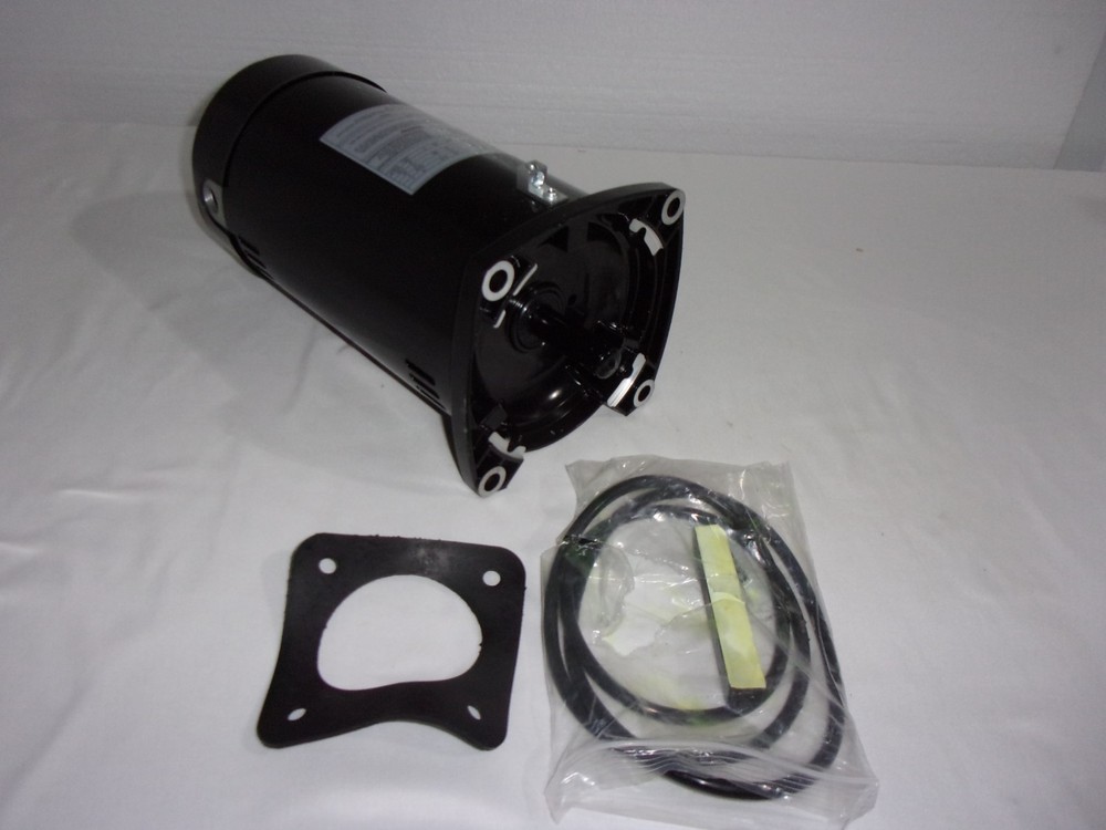 1HP USQ1102 Square Flange Pool Pump Motor 115/230V 3450RPM 48Y Frame