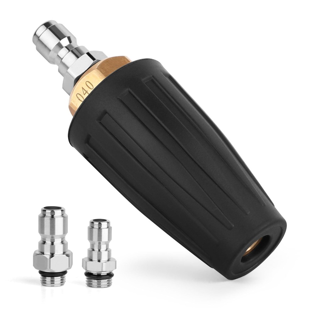 Pressure Washer Tips Turbo Nozzle, 4000 PSI Max. 5000 PSI 360° Rotating Spray Pr