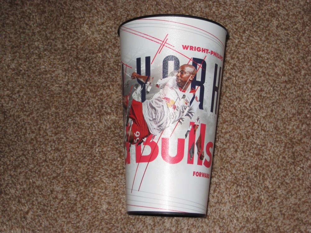 New York Red Bulls Wright-Philips Soccer  Collectors Plastic Souvenir Cup