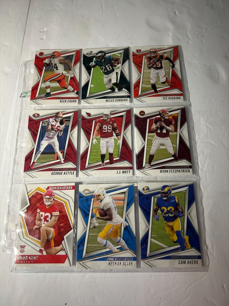 Football Cards Misc Lot Of 9