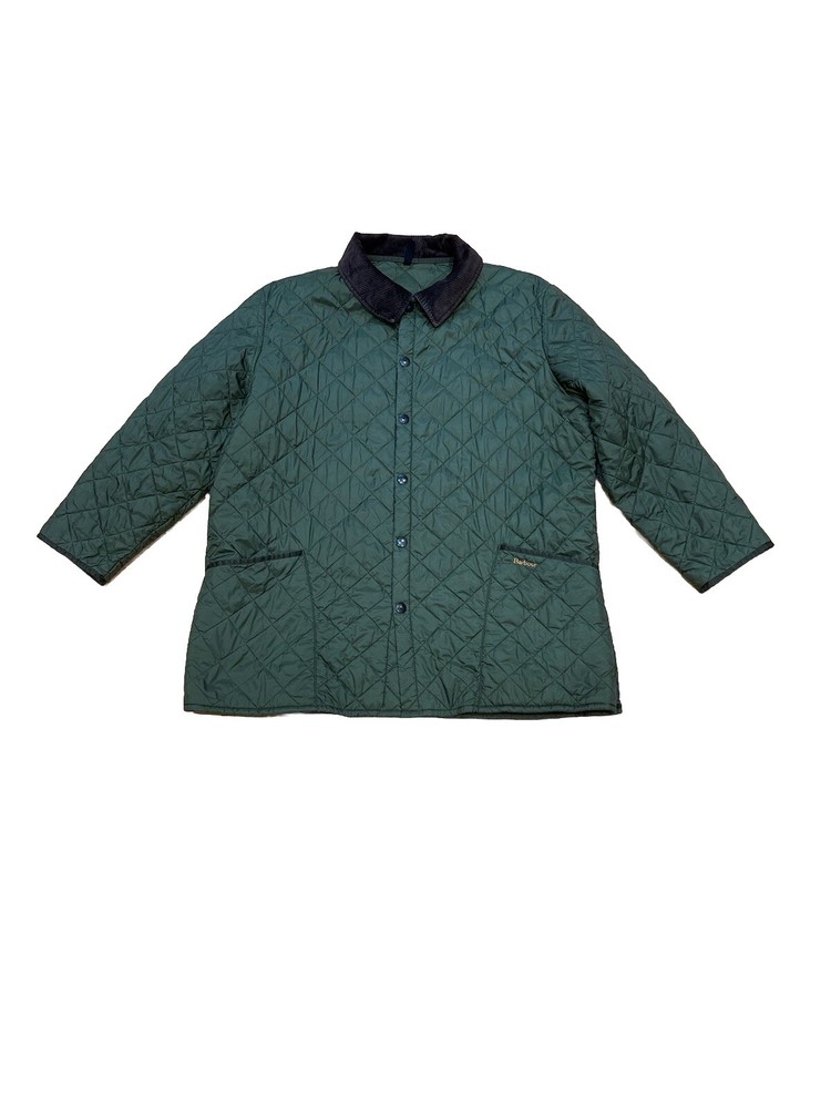 Barbour Heritage Liddesdale Quilted Jacket Coat Olive Green XXL