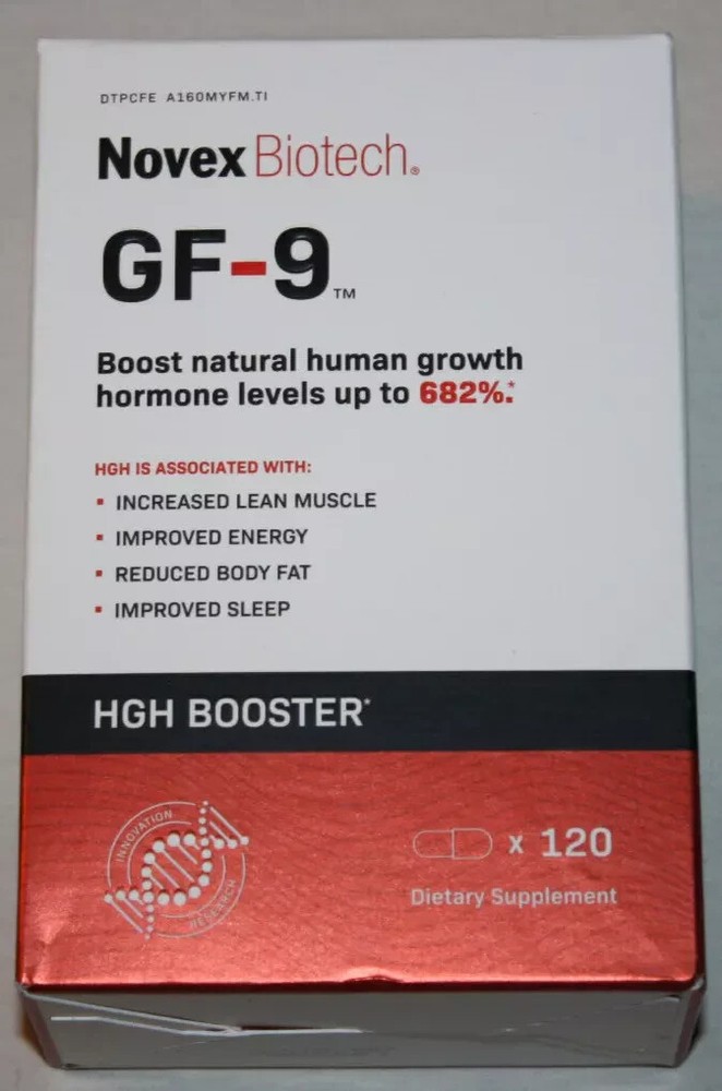 Novex Biotech Growth Factor 9 Dietary Supplement GF-9 120  Caps EXP 07/2027