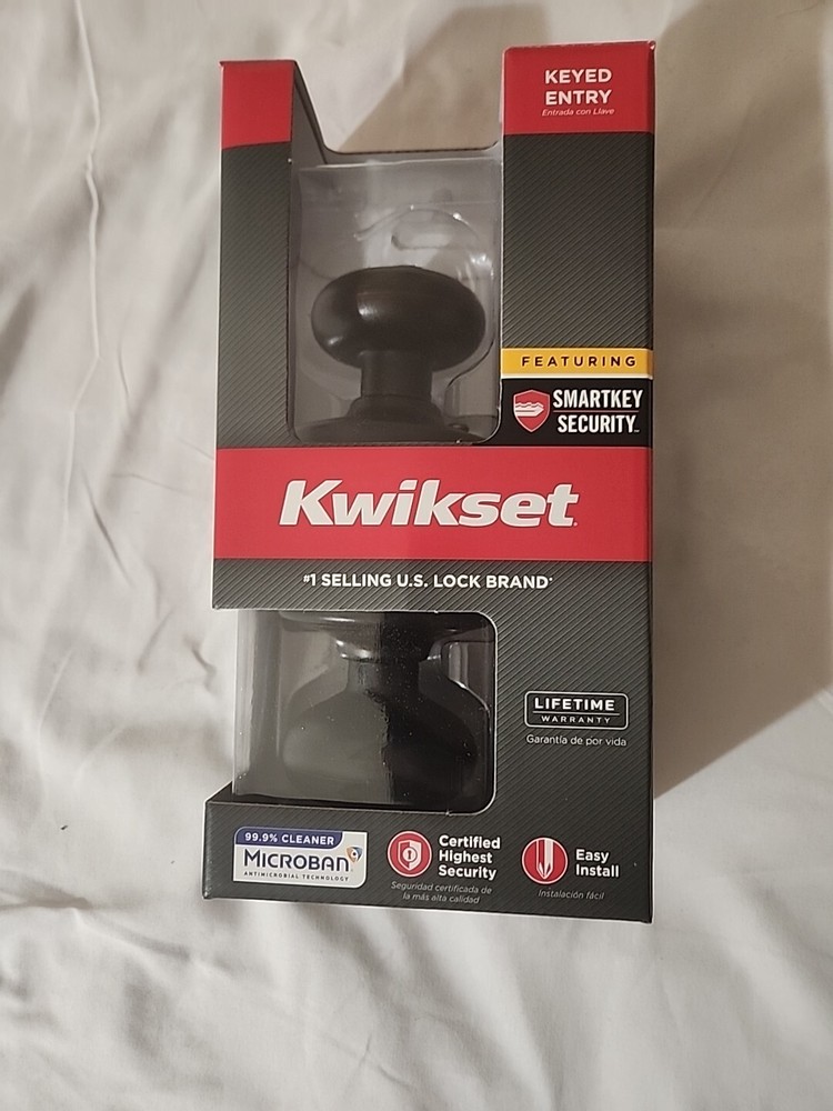 Kwikset 740J 11P SMT  97402-737 Juno Keyed Entry Knob Venetian Bronze SmartKey