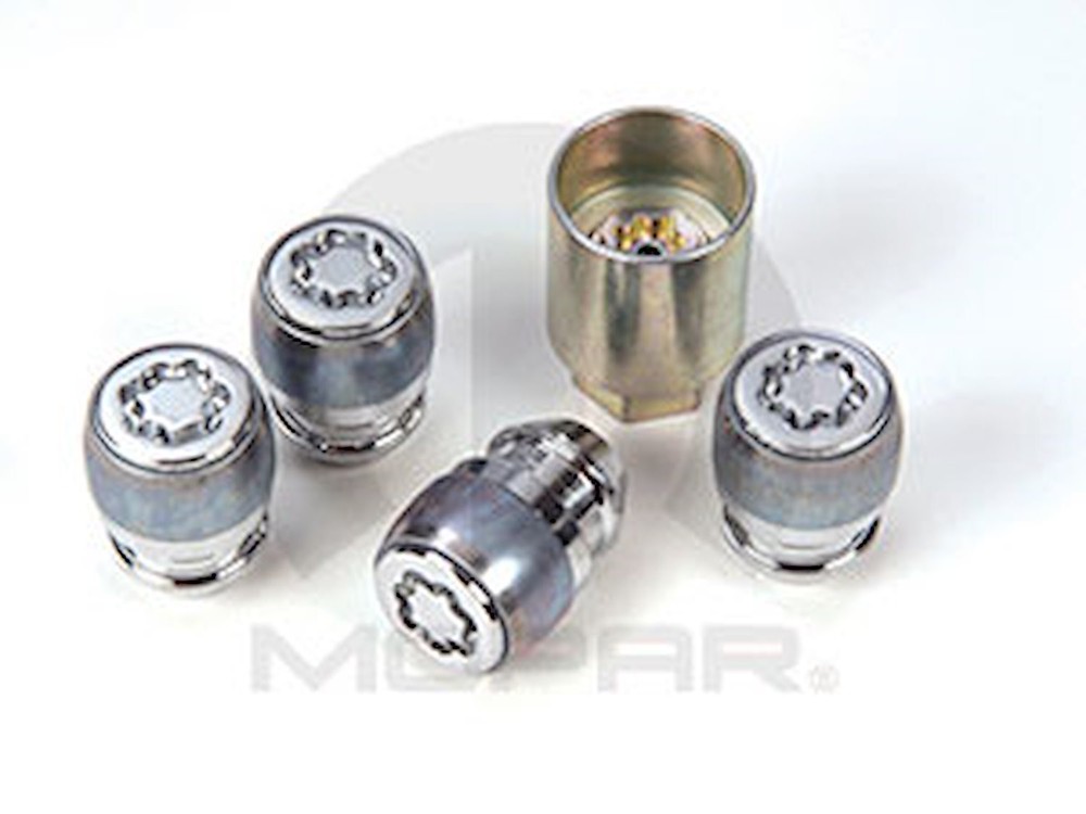 Mopar Accessories 82210508 1-Piece Wheel Lock Kit 2000-14 Chrysler/Dodge/Jeep Th