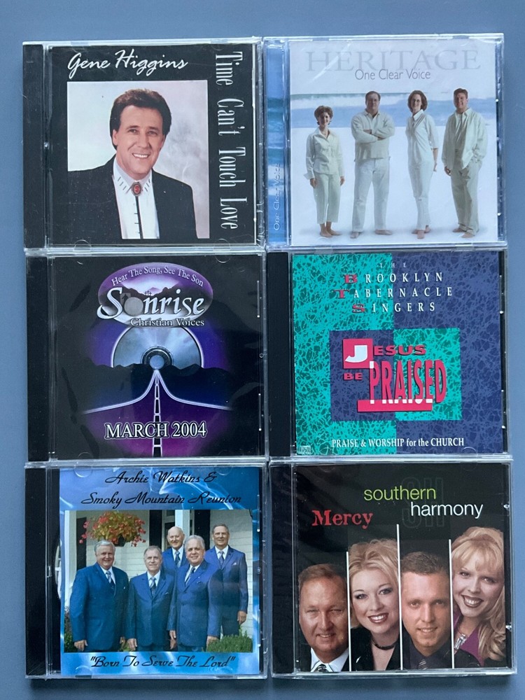 Christian Gospel Music CD NEW,  factory packaging, rare, Set 6