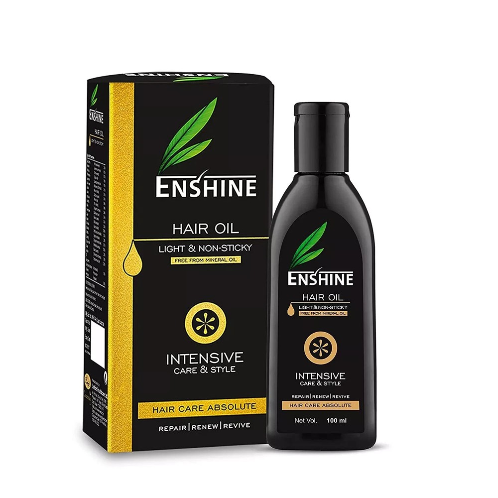 ENSHINE Hair Oil For Hair Growth & Hair Fall Control Blends of 21 Herbal Oils