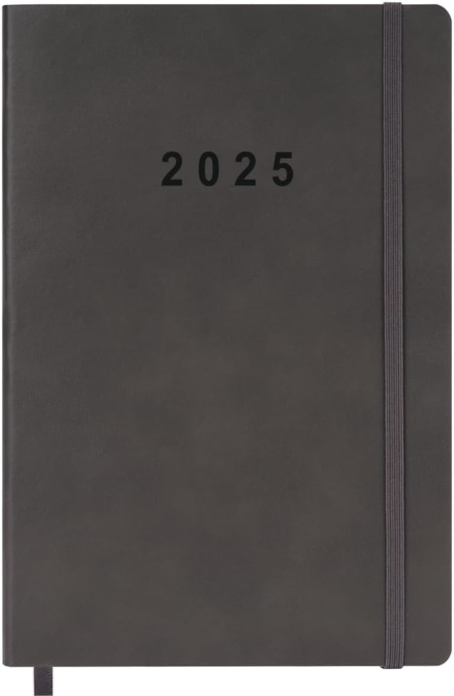 2025 Planner 13-Month Weekly & Monthly Vegan Leather 5.5