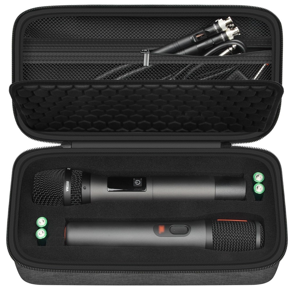 Wireless Microphone Case for JBL Wireless Two Microphone System DIY Foam Also...