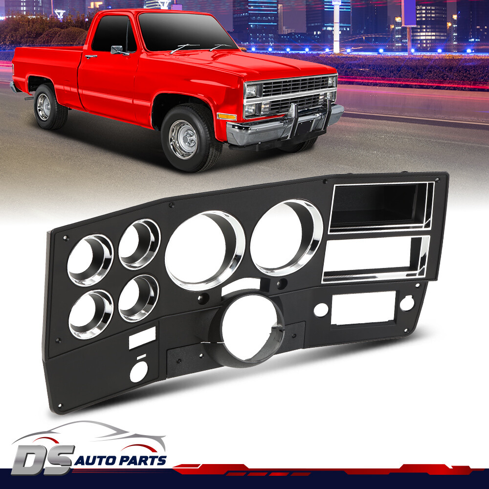 Dash Instrument Bezel W/ A/C+Storage Fit For 1981 1982 1983 Chevrolet GMC Truck