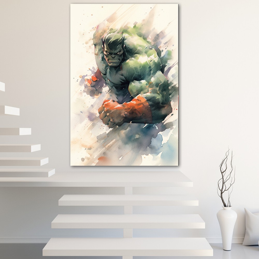 Hulk Canvas Painting Wall Art Posters Landscape Canvas Print Picture