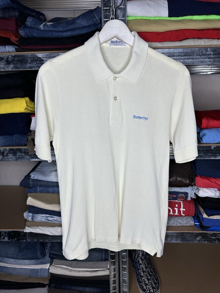 Burberry Vintage Luxury Polo Shirt Classic Retro Style