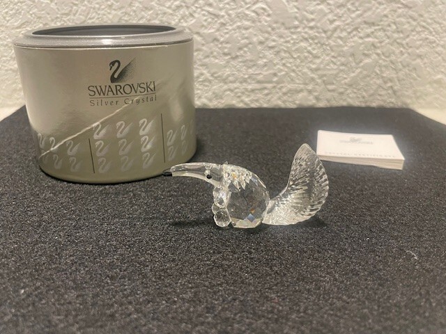 Swarovski Crystal Anteater Figurine #7680NR000001 271460