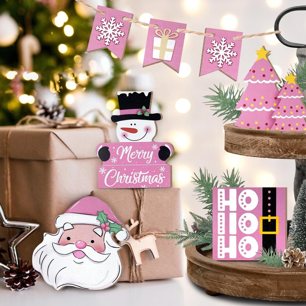 3D Tray Decoration Ornaments Christmas Snowman Wall Decoration Wall Christmas