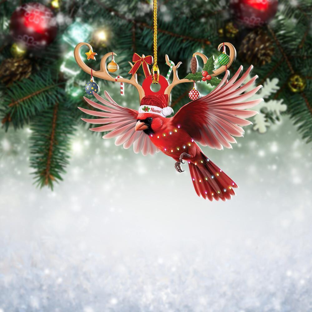 Cardinal Christmas Light Ornament  love Cardinal Christmas Tree Decor