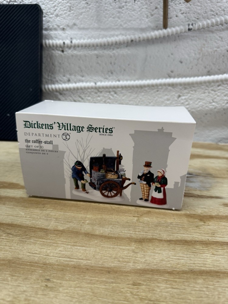 Dept 56 Dickens Village Heritage Collection Coffee Stall #58571
