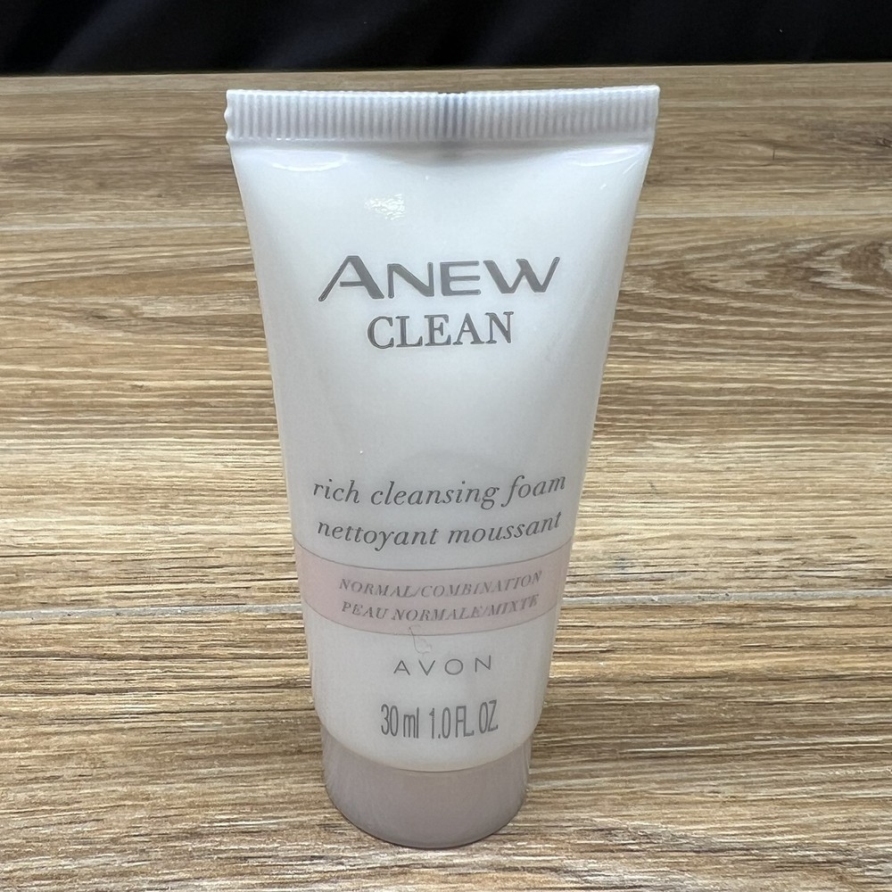 Avon Anew Clean Cream Cleanser & Mask Normal Dry Skin 1 Oz NEW