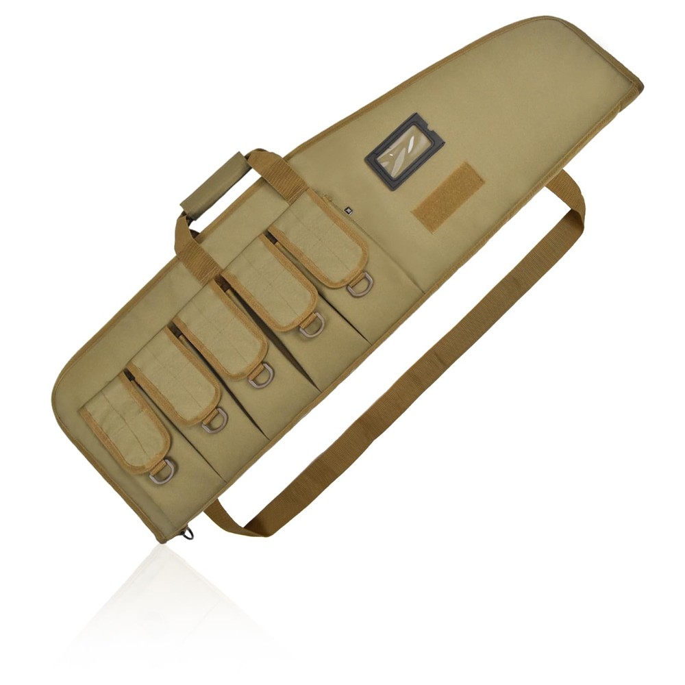 Tactical Soft Rifle Case for Scoped Shotguns Khaki 38 Range Bag