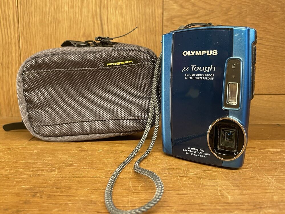 *Near Mint* Olympus Mju μ Tough 3000 Shockproof Waterproof Digital Camera 12.0MP
