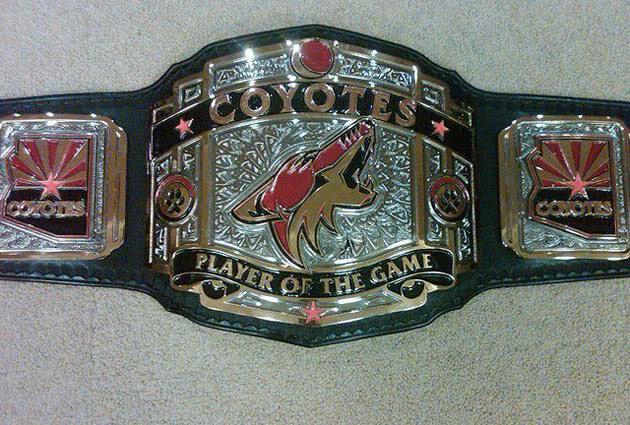 Phoenix Coyotes Championship Belt 2mm Brass Adult Size