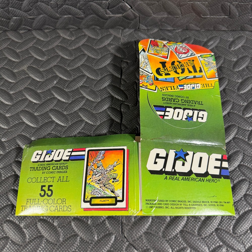 1987 G.I. JOE EMPTY DISPLAY BOX COMIC IMAGES ARAH A REAL AMERICAN HERO FILES