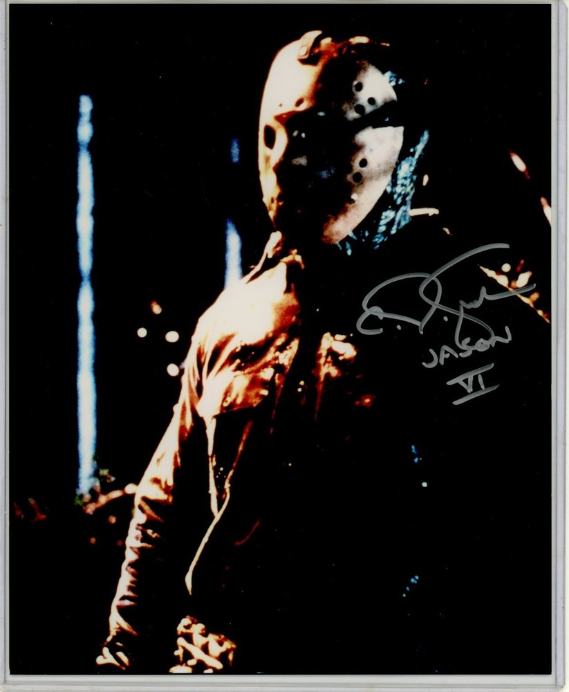 C.J. GRAHAM FRIDAY THE 13TH PART VI JASON VOORHEES SIGNED 8