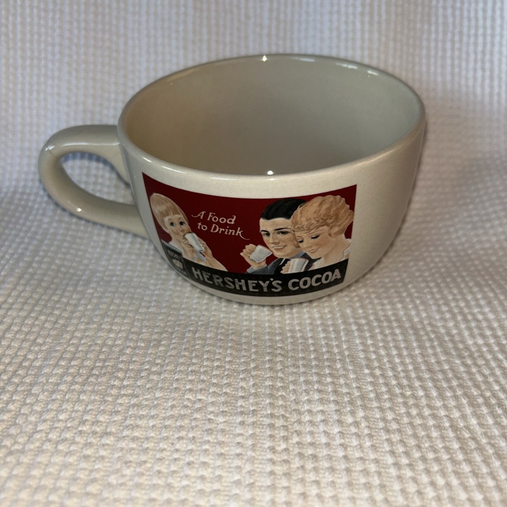 Hershey Cocoa Ceramic Mug Houston Harvest Design Coffee Cup  