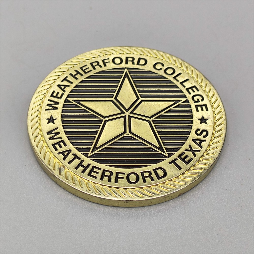 Weatherford College Weatherford Texas Land of the Free Because of the Brave Coin