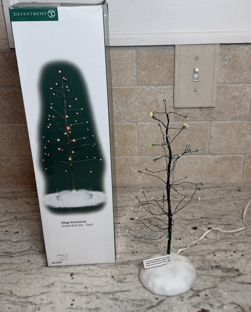 Dept 56 Twinkle Brite Small Christmas Tree 56-52983 with Box