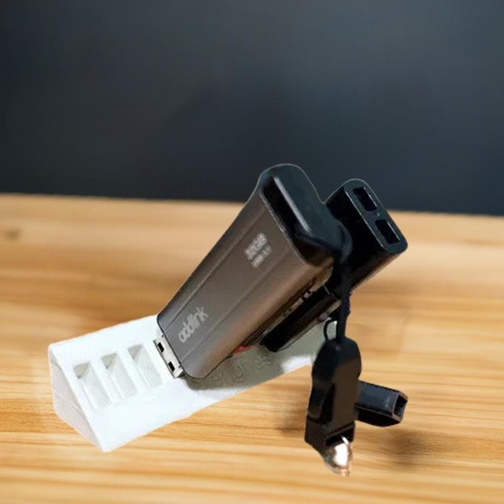 USB Flash Drive Storage Stand | Desktop Cable Organizer | Multi-Port USB Holder