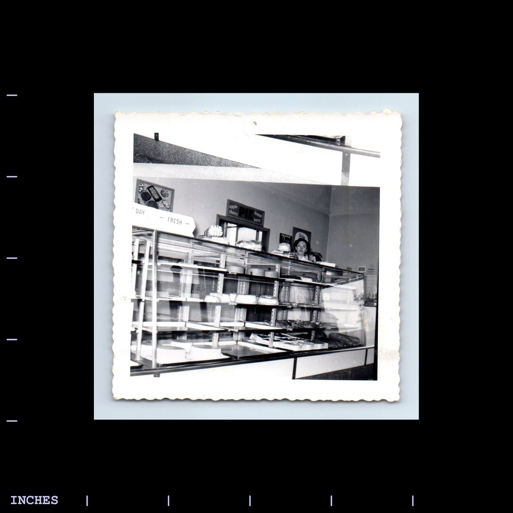 Vintage Occupational Art Print: Woman at Bakery Donut Shop