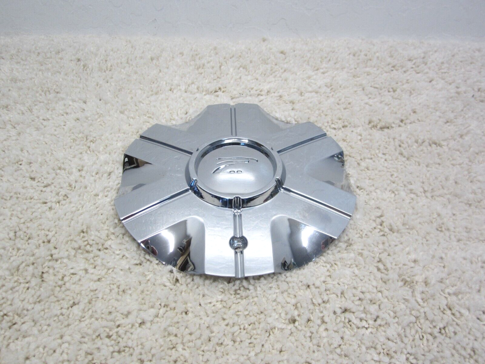 PLATINUM C602401-CAP CUSTOM ALLOY WHEEL CHROME BOLT ON CENTER CAP #2F-5