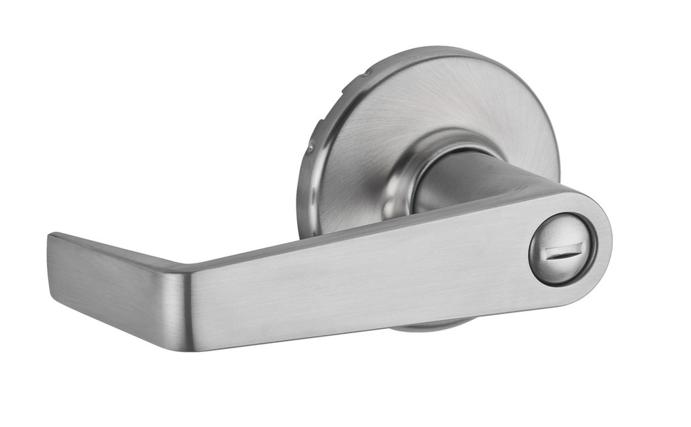 Kwikset 733KNL Chrome Kingston Grade 2 Privacy Door Lever Set
